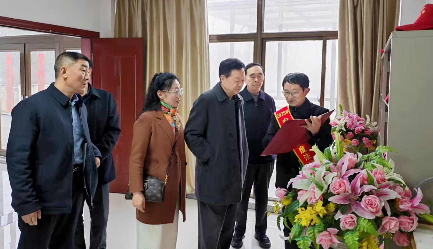 滁州市关工委领导到天长市开展“新春进千委·奋力开新局”走访调研活动